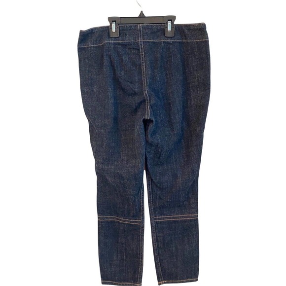 MARNI x Current Elliott 0 Jeans The Easy Trouser Button Fly Cropped - Picture 5 of 10